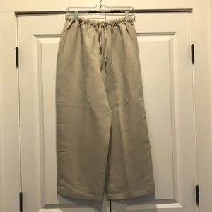 Eileen Fisher Linen Cropped Pants